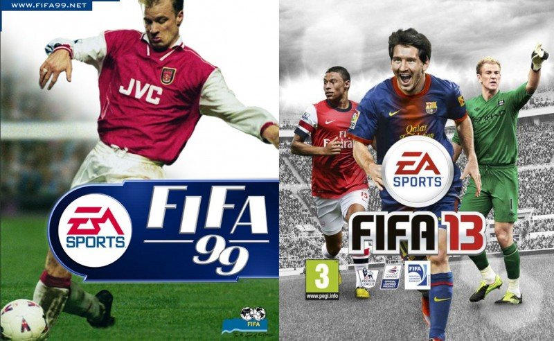 FIFA 99 to FIFA13: Much has changed.