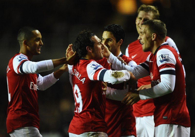 Santi: Our hat trick hero can't believe he scored with his head.