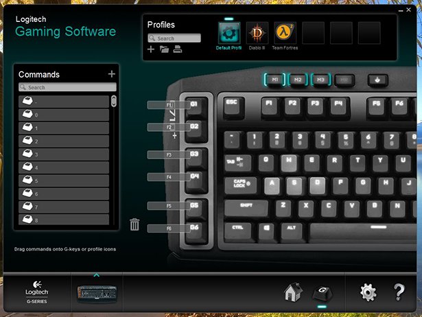 Customize G Keys: The list of things you can macro is more than you can wish for.